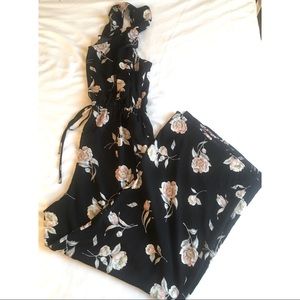 (NWOT) Formal floral jumpsuit